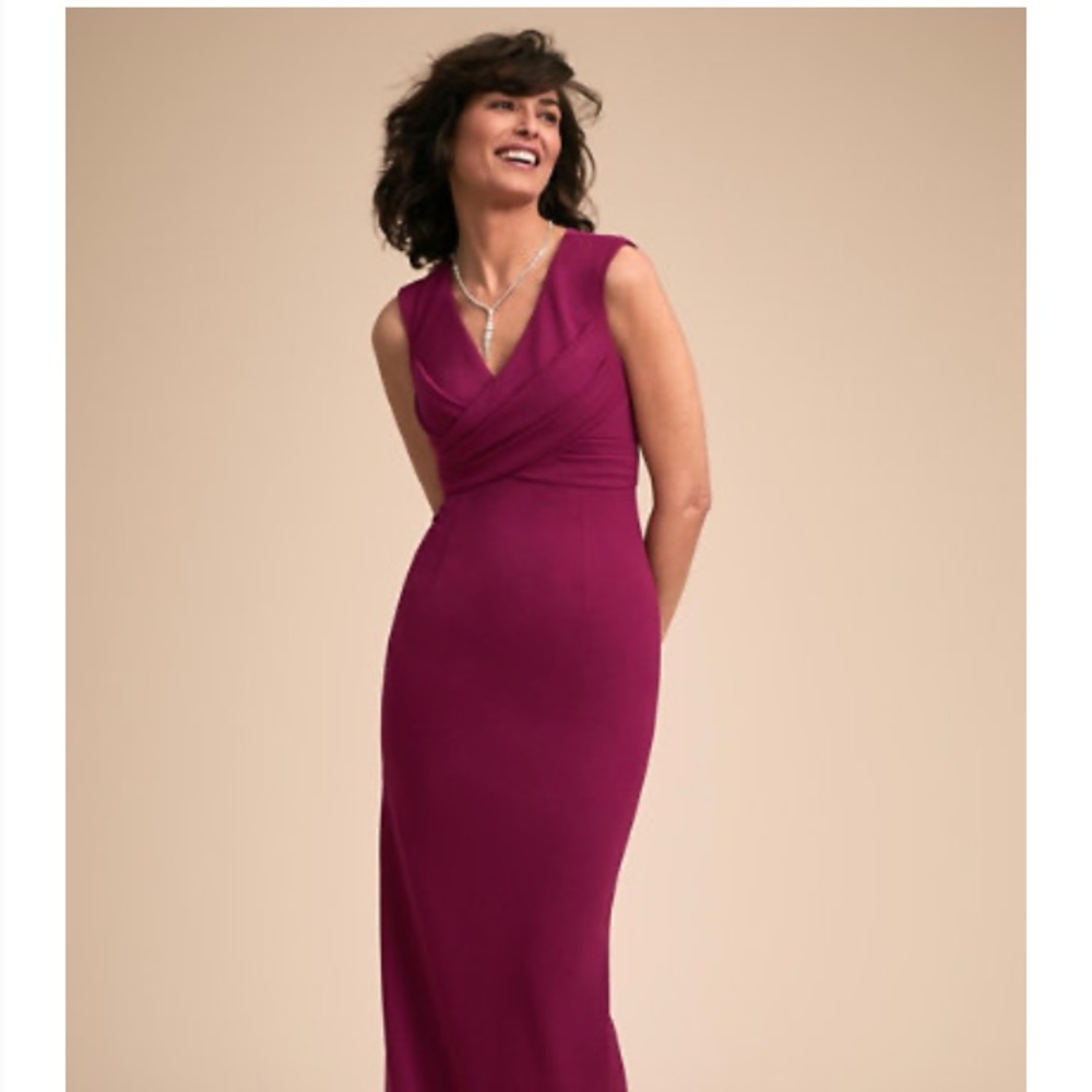 Adrianna Papell magenta dress from BHLDN, size 8